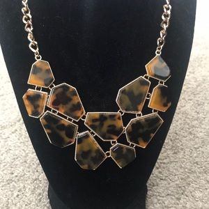 Leopard print necklace